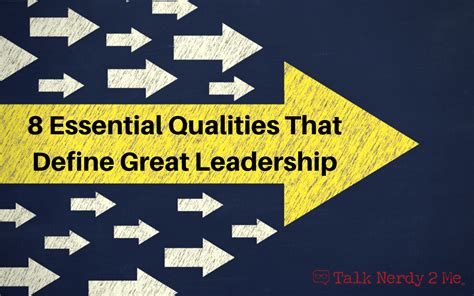 home of great leaders|8 Essential Qualities of Successful Leaders .